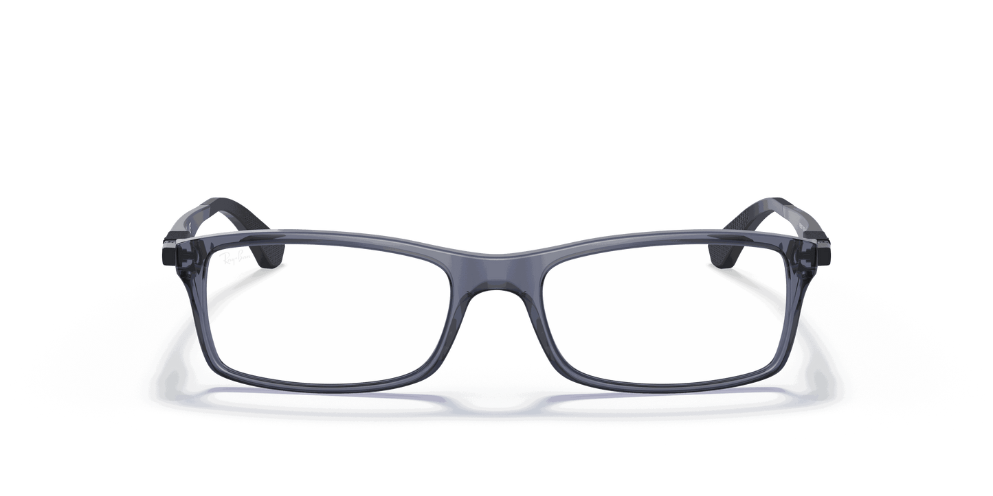 [Clear Lenses, Polished Transparent Blue Frame]