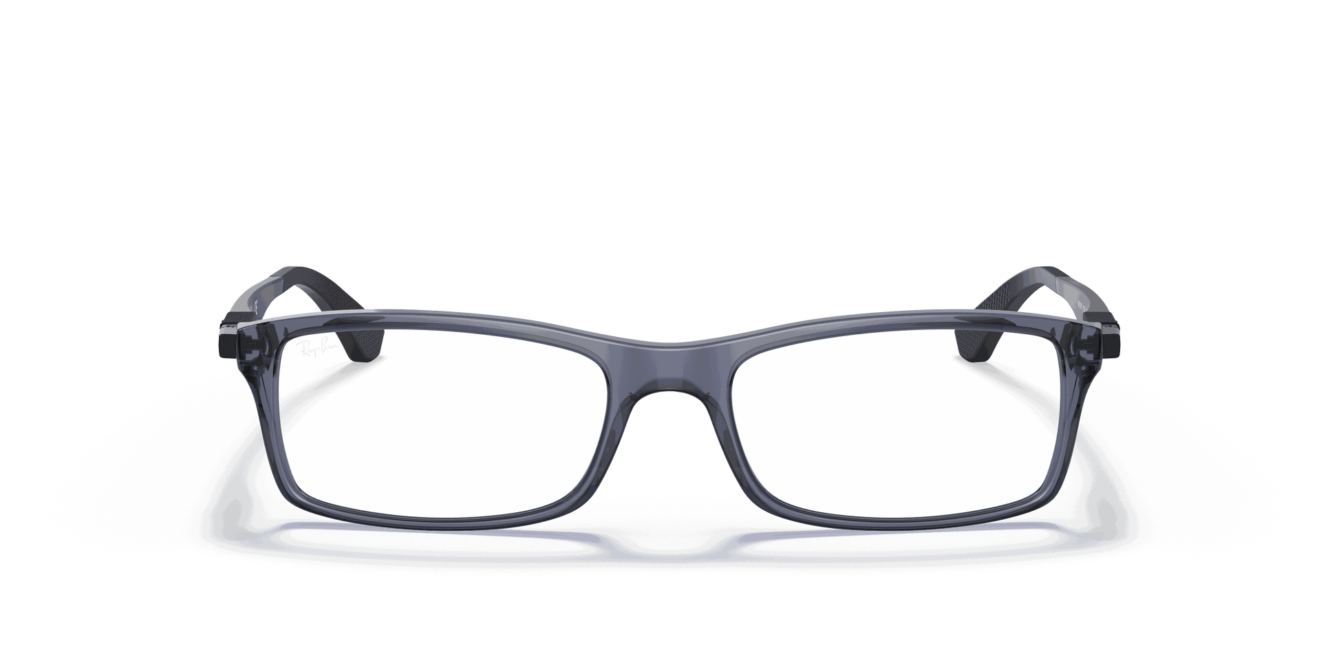 [Clear Lenses, Polished Transparent Blue Frame]