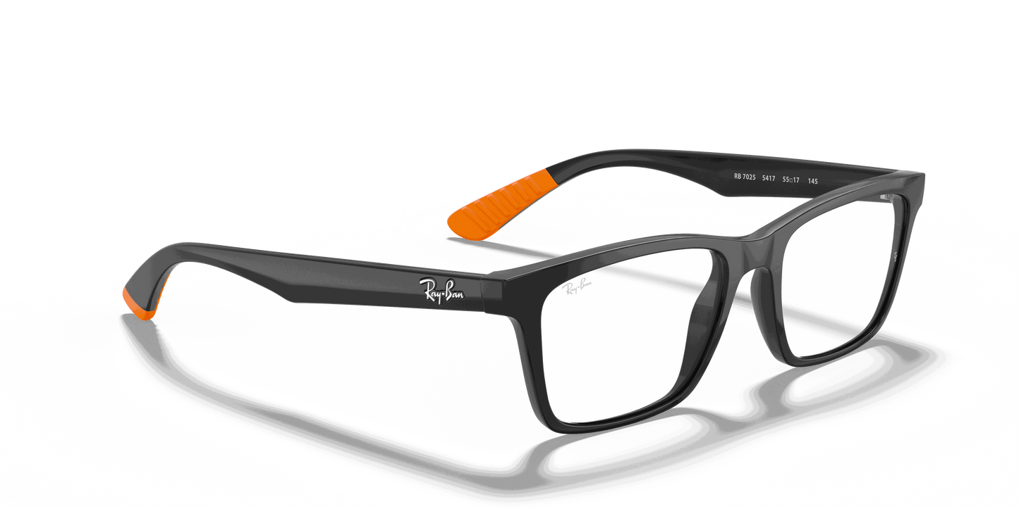 [Clear Lenses, Polished Black Frame]