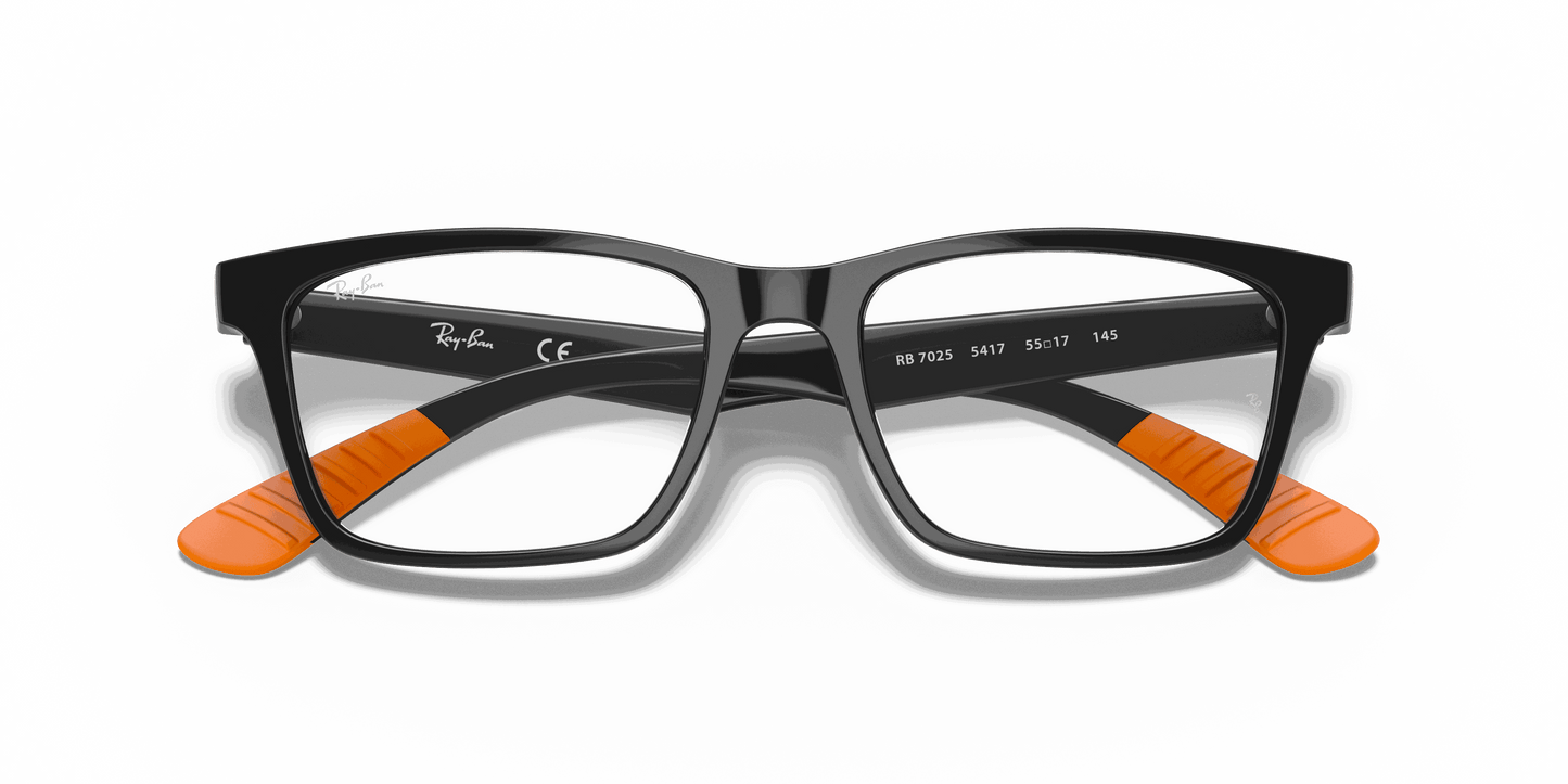 [Clear Lenses, Polished Black Frame]