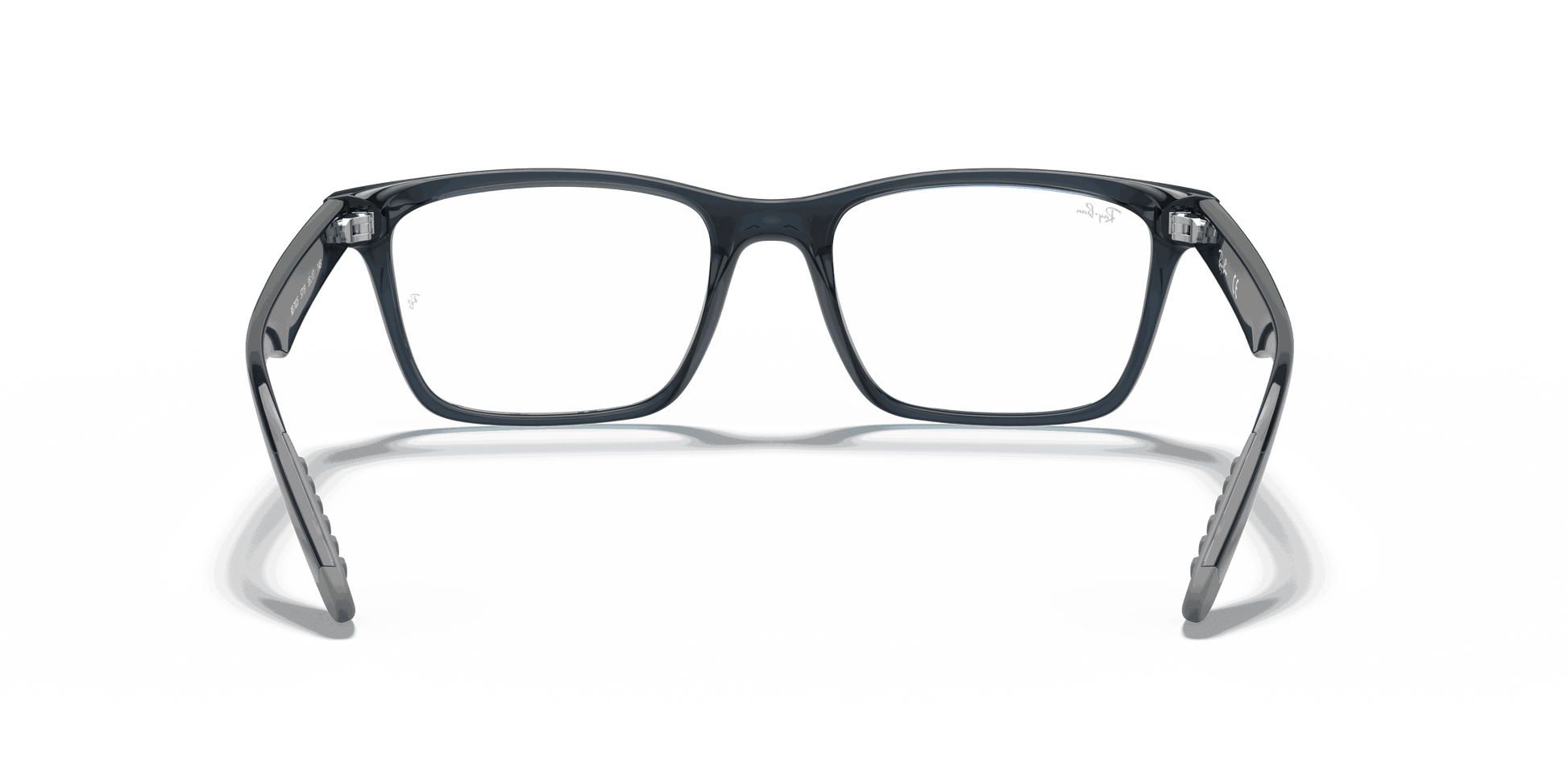 [Clear Lenses, Polished Blue Frame]