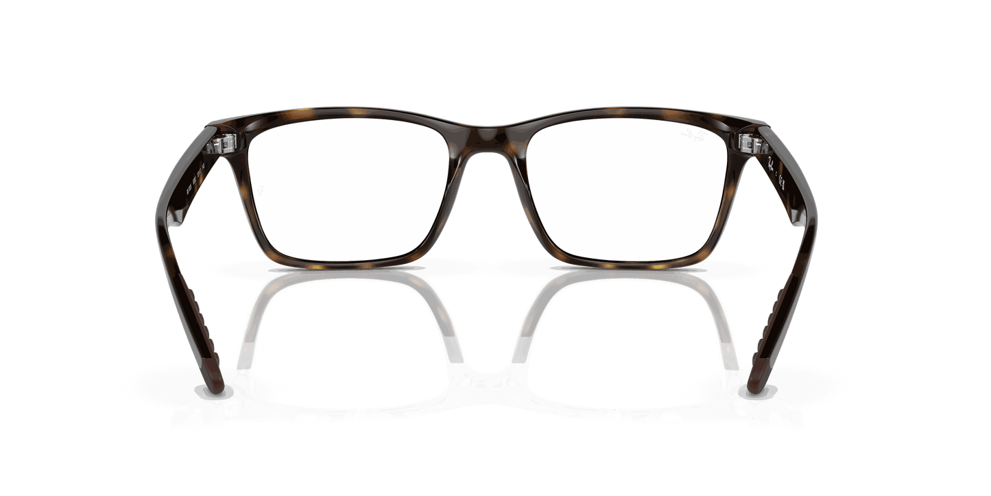 [Clear Lenses, Matte Havana Frame]