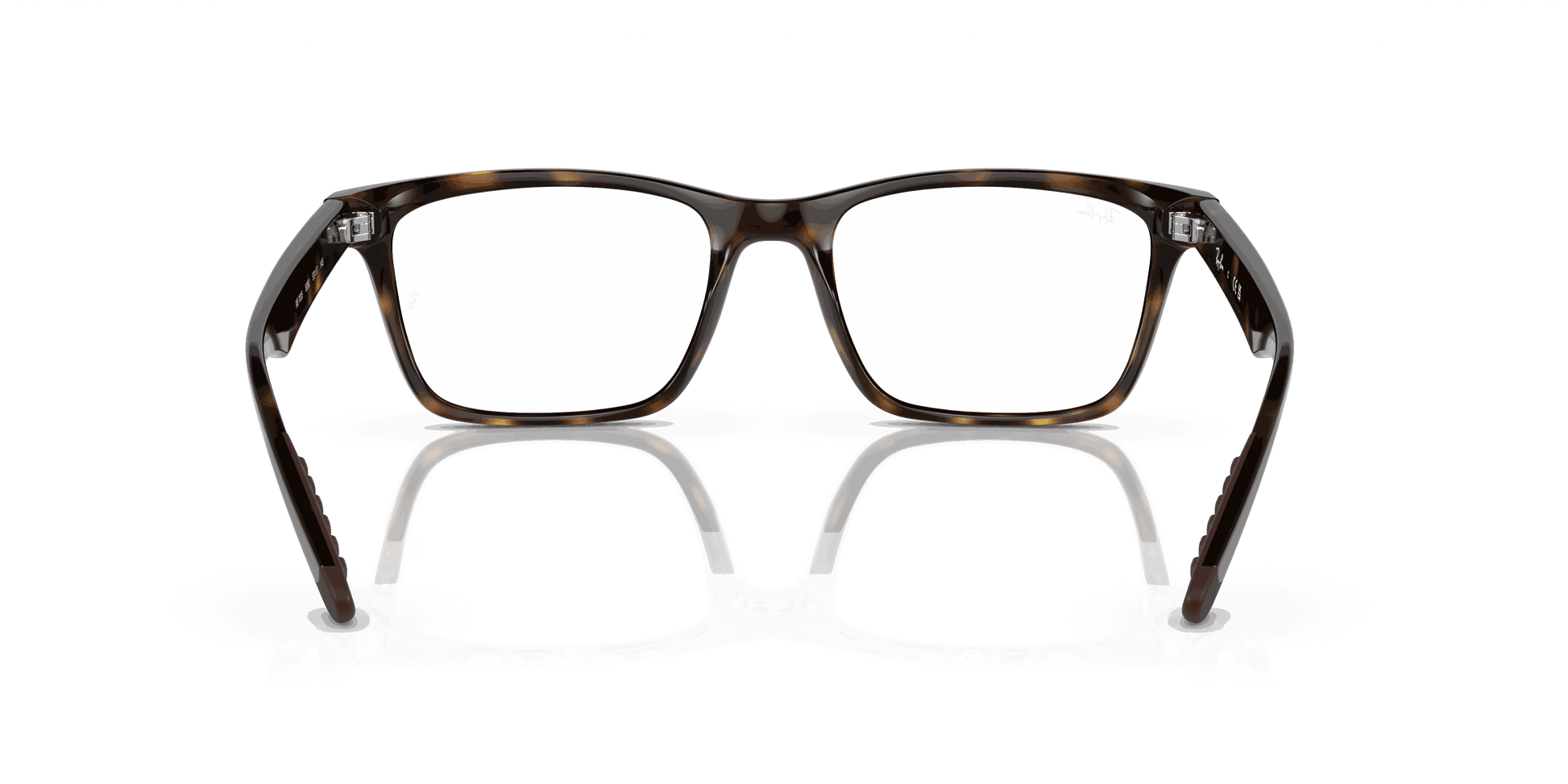 [Clear Lenses, Matte Havana Frame]