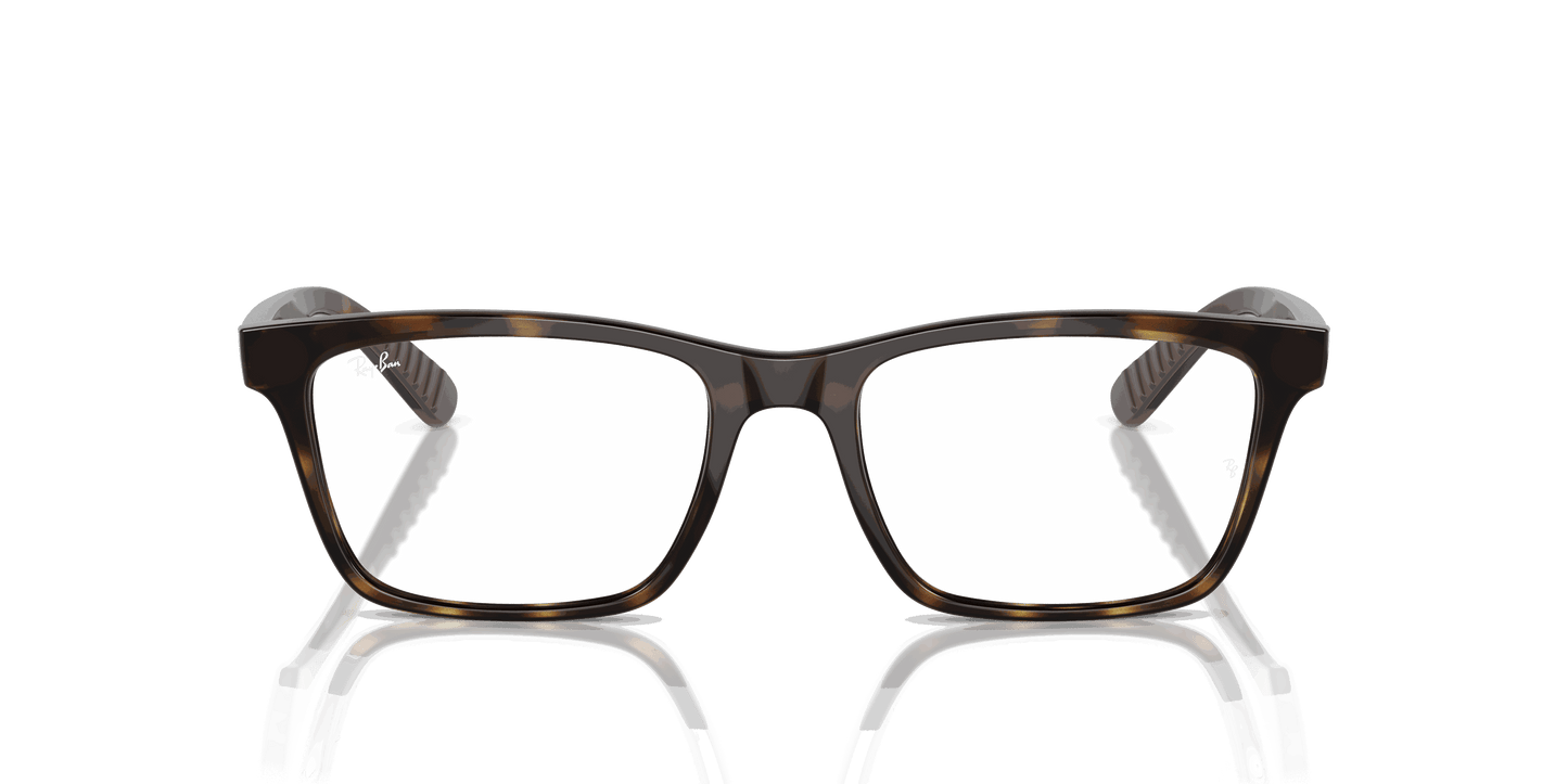[Clear Lenses, Matte Havana Frame]