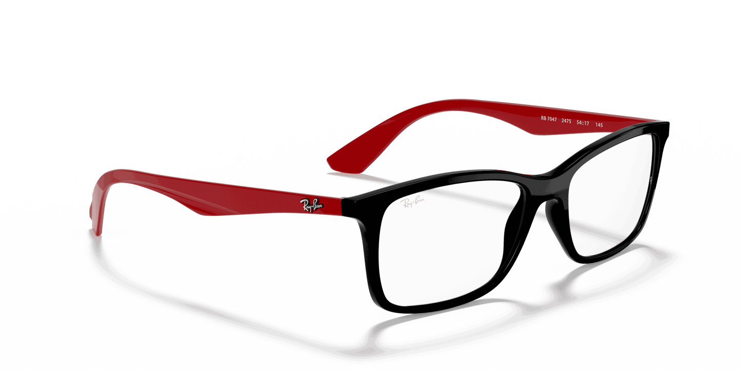 [Clear Lenses, Polished Black Frame]
