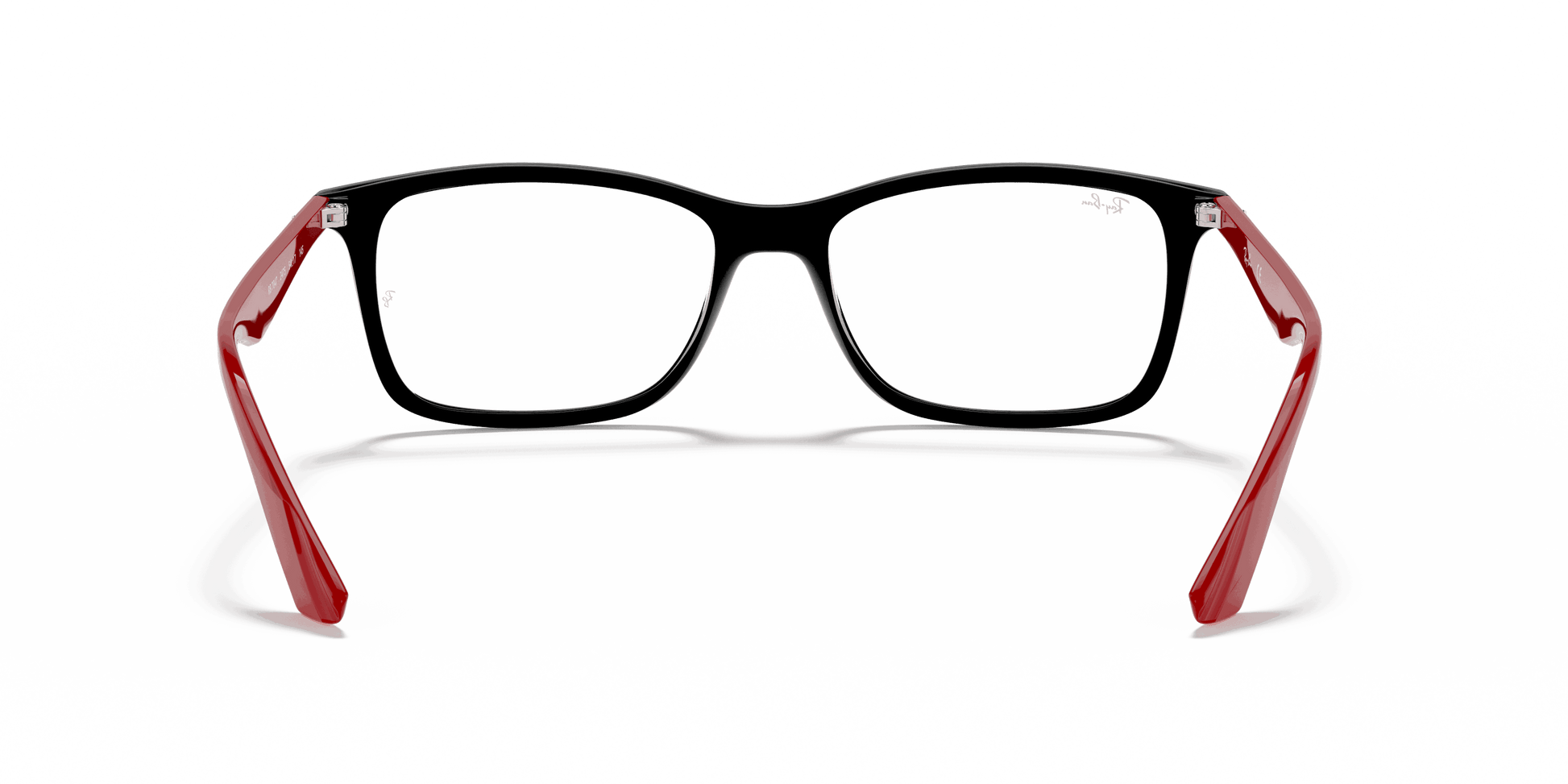 [Clear Lenses, Polished Black Frame]