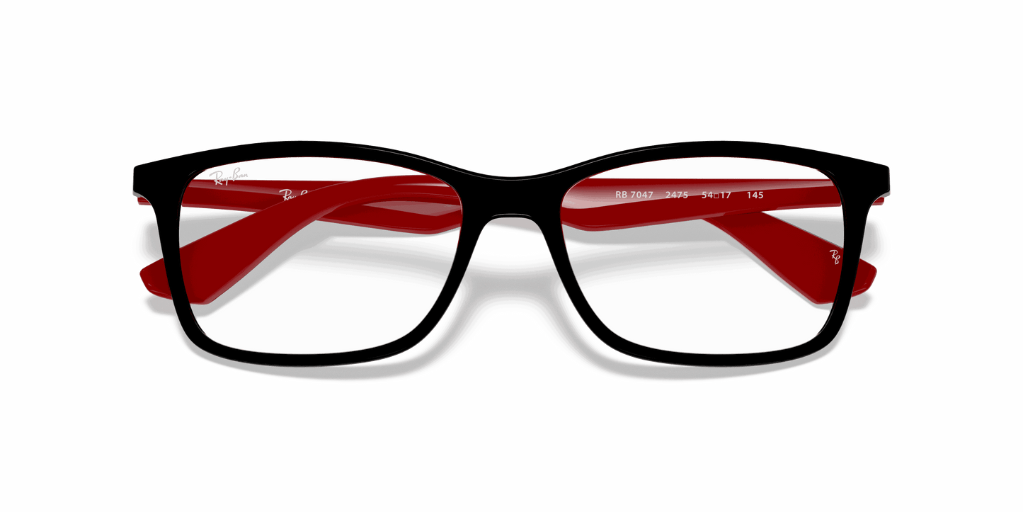 [Clear Lenses, Polished Black Frame]