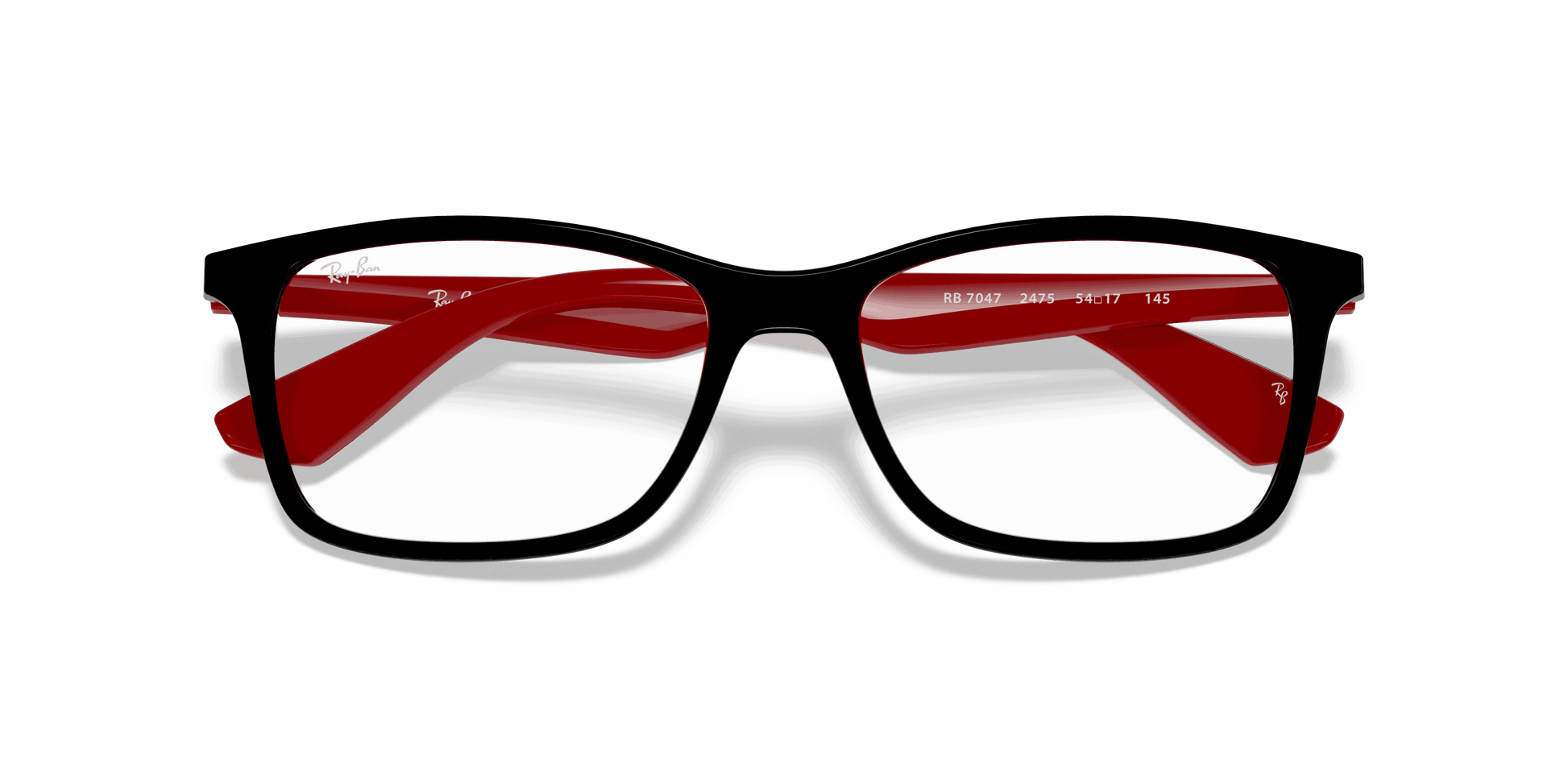[Clear Lenses, Polished Black Frame]