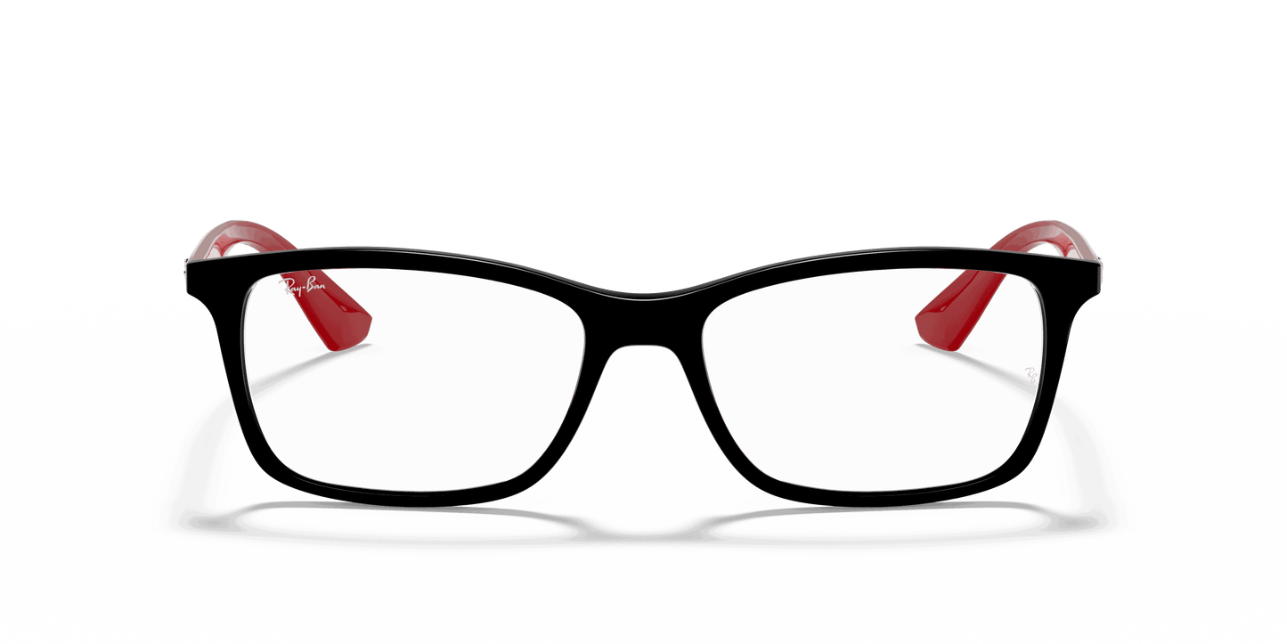 [Clear Lenses, Polished Black Frame]