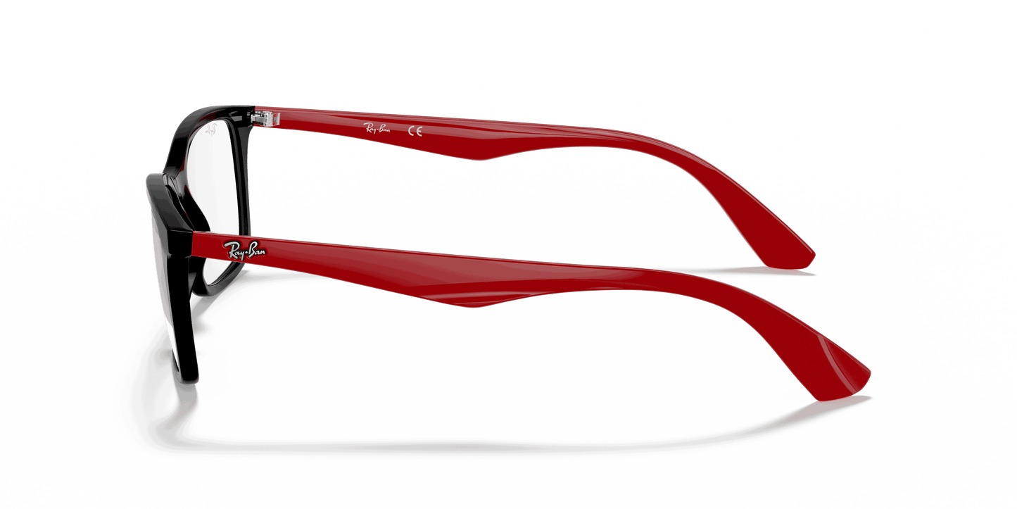 [Clear Lenses, Polished Black Frame]