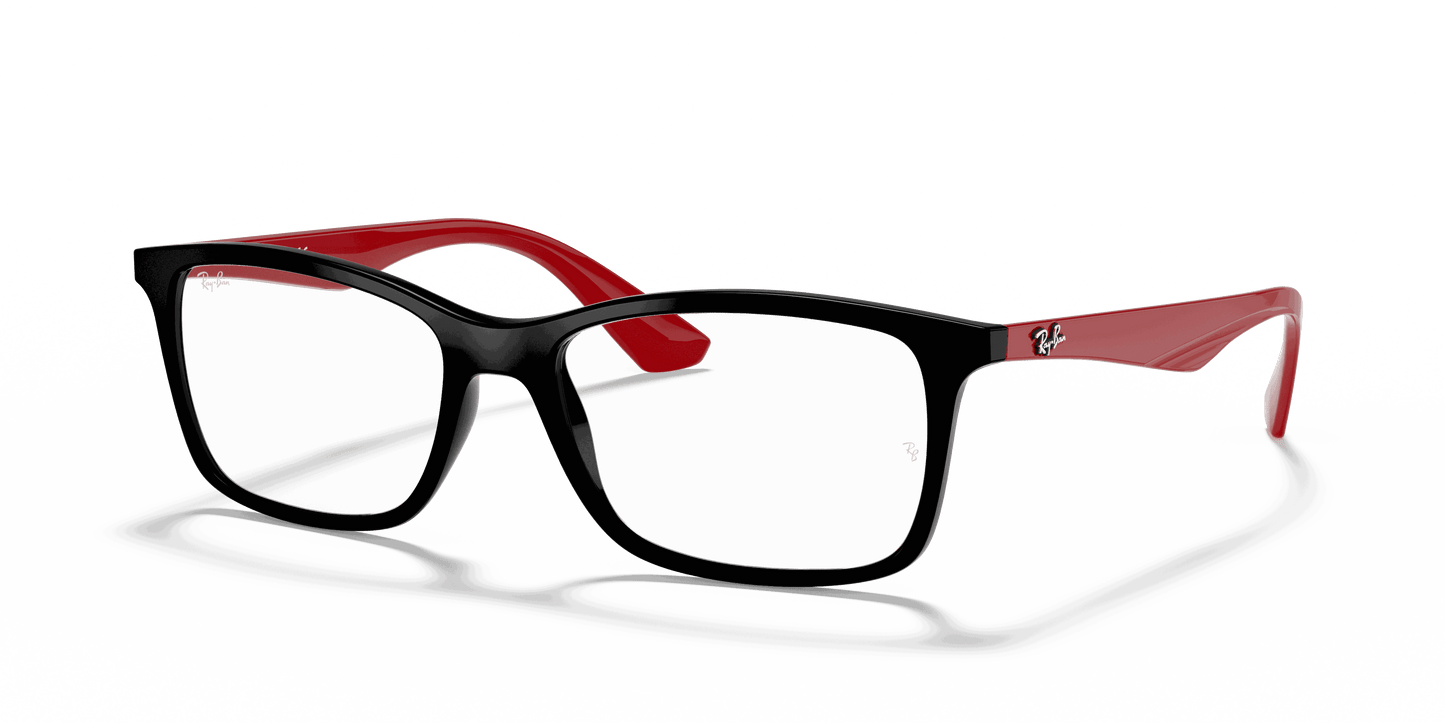 [Clear Lenses, Polished Black Frame]
