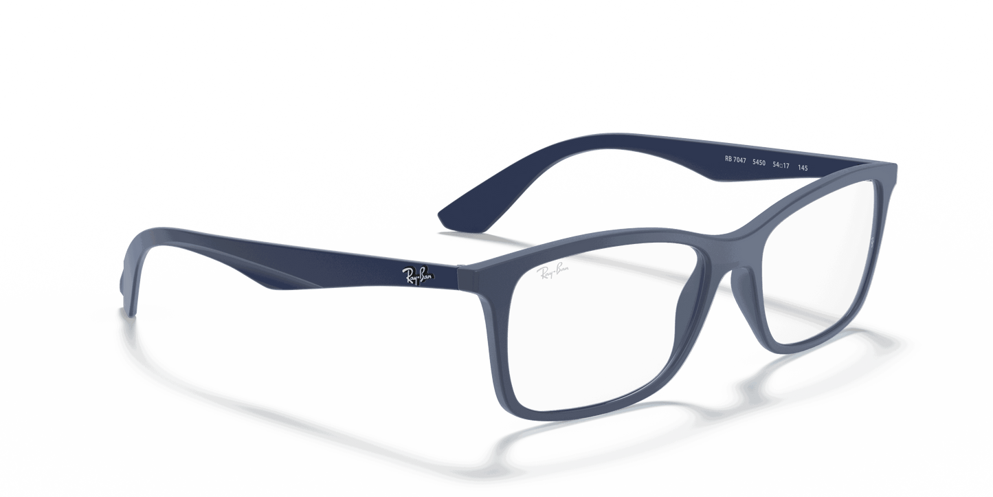 [Clear Lenses, Matte Transparent Blue Frame]