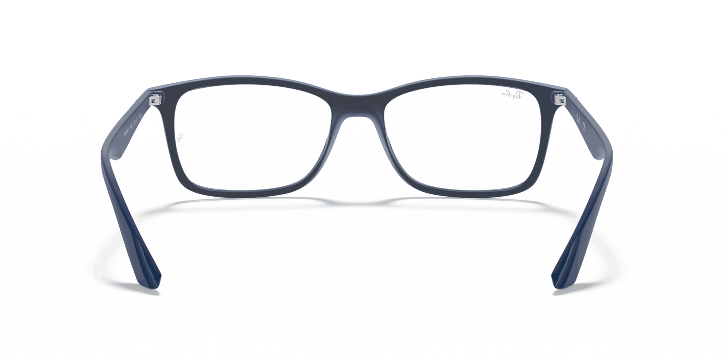 [Clear Lenses, Matte Transparent Blue Frame]