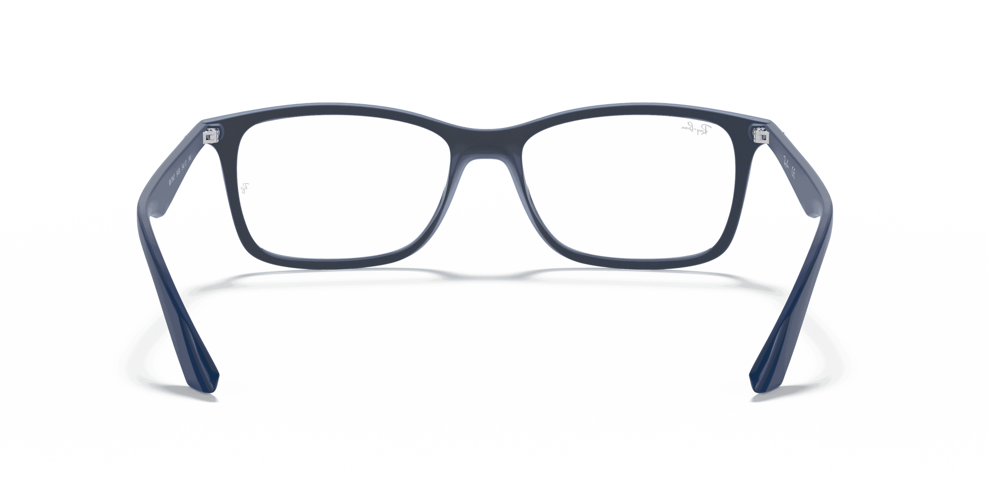 [Clear Lenses, Matte Transparent Blue Frame]