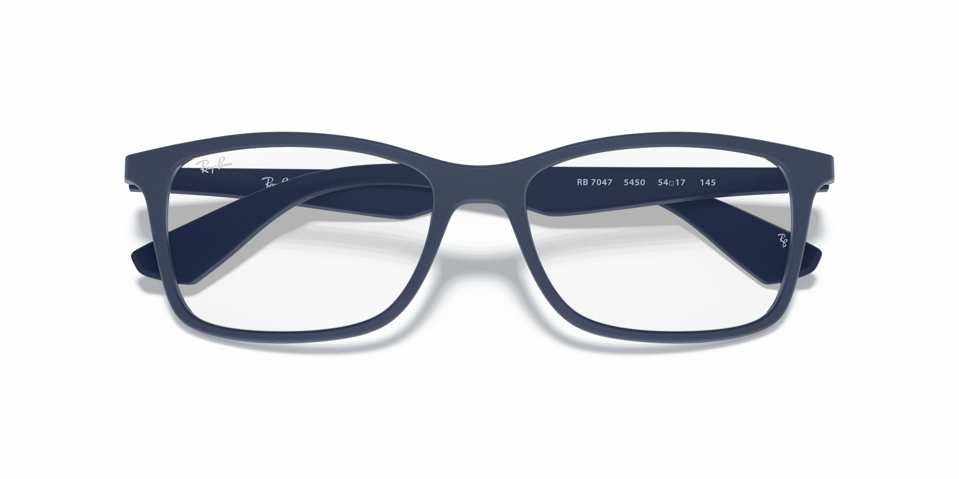 [Clear Lenses, Matte Transparent Blue Frame]