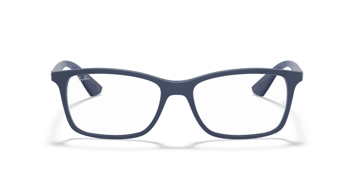 [Clear Lenses, Matte Transparent Blue Frame]