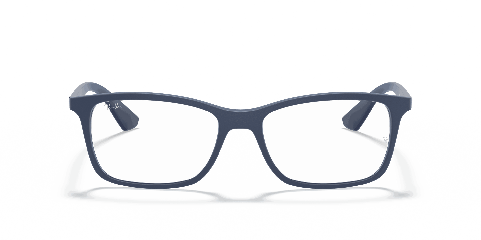 [Clear Lenses, Matte Transparent Blue Frame]