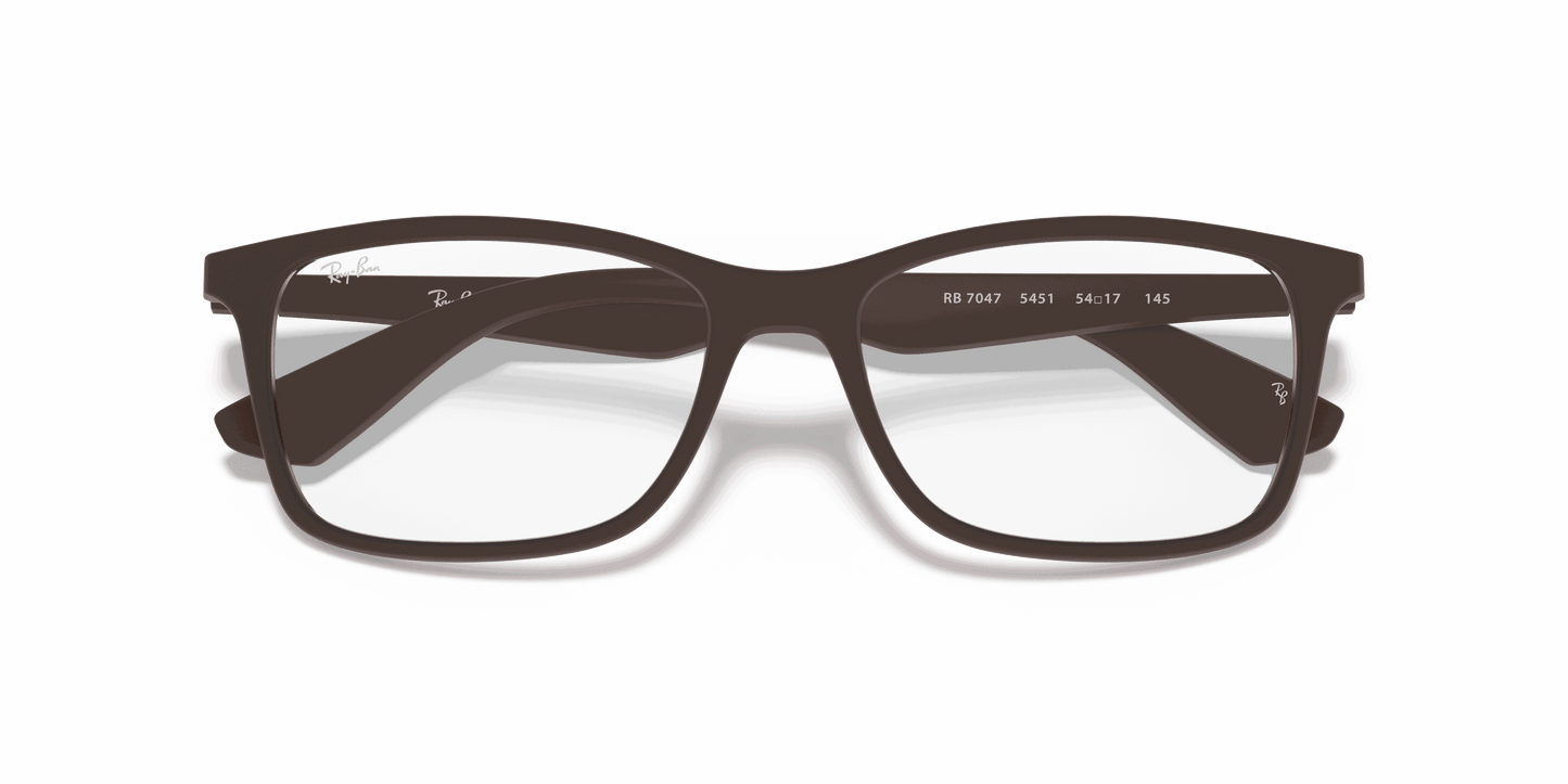 [Clear Lenses, Matte Transparent Brown Frame]