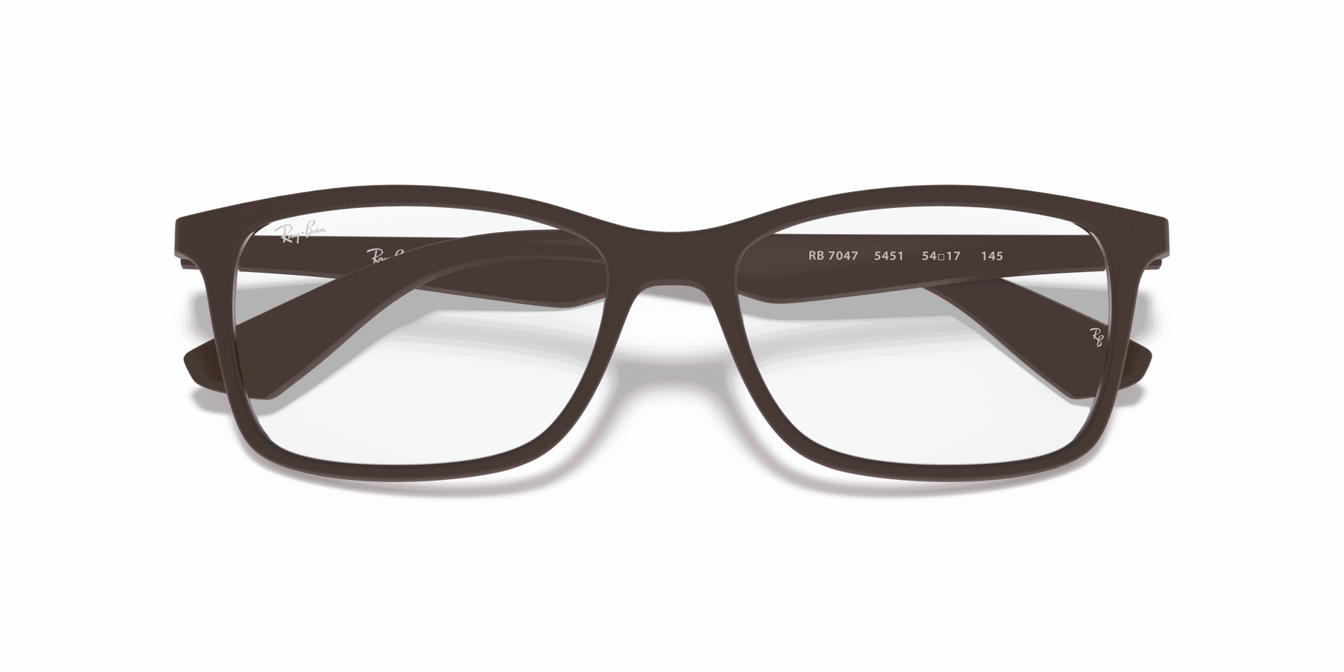 [Clear Lenses, Matte Transparent Brown Frame]