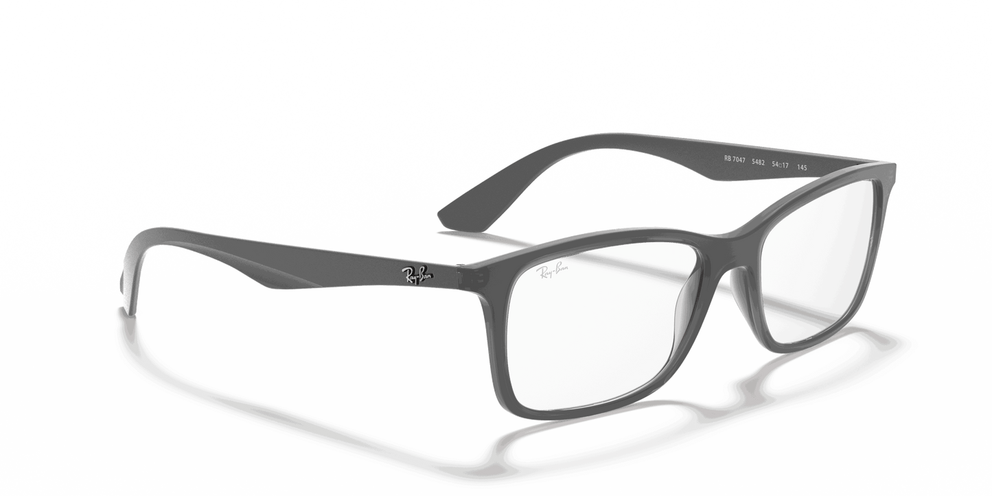 [Clear Lenses, Matte Transparent Grey Frame]