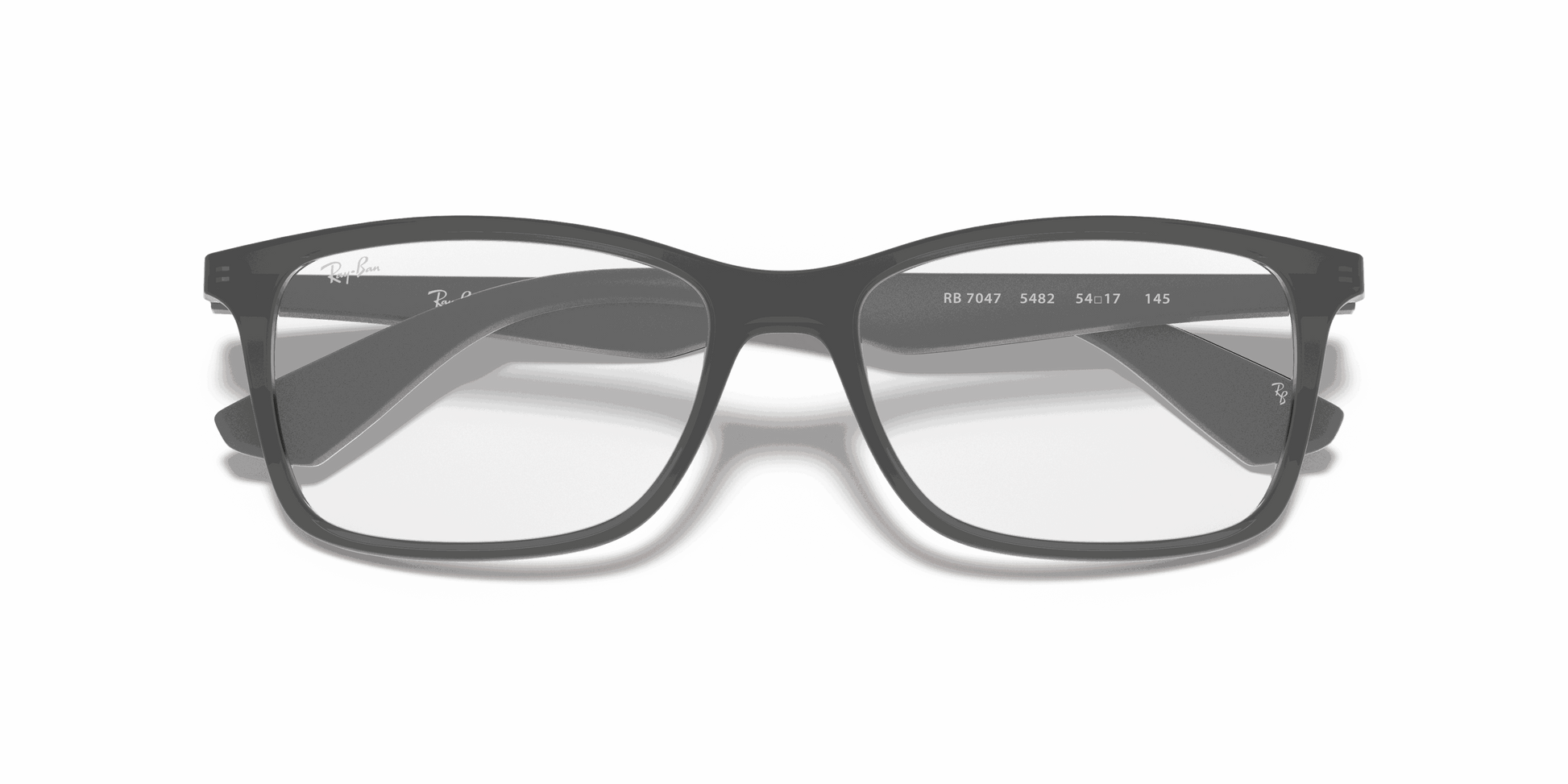 [Clear Lenses, Matte Transparent Grey Frame]