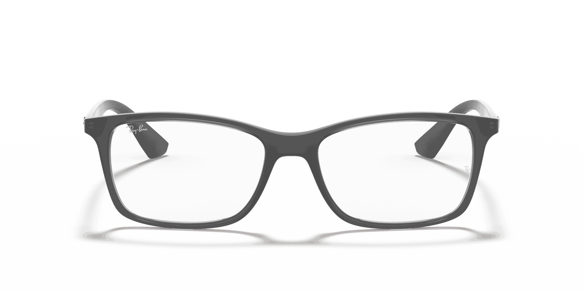 [Clear Lenses, Matte Transparent Grey Frame]