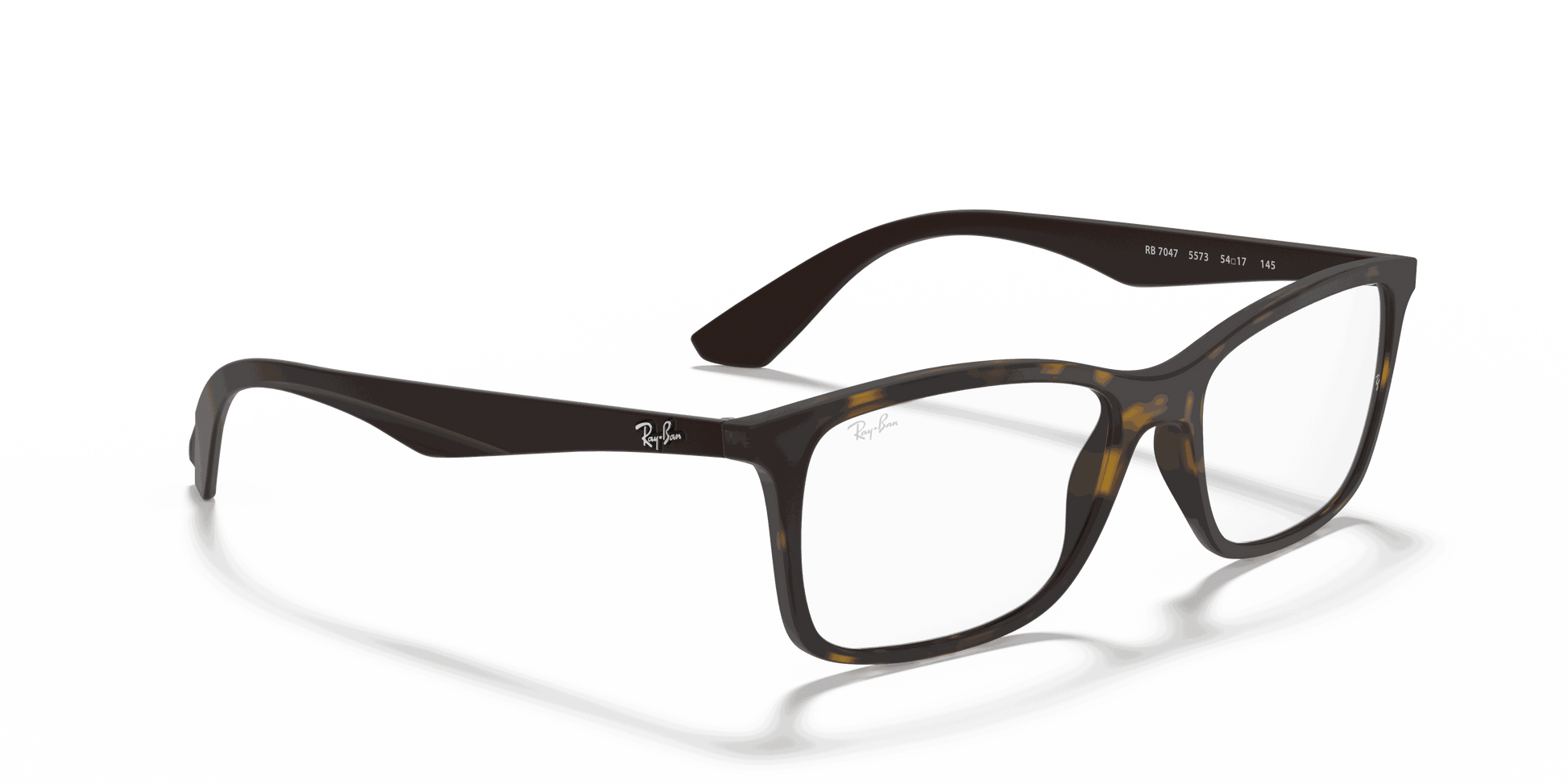 [Clear Lenses, Matte Havana Frame]