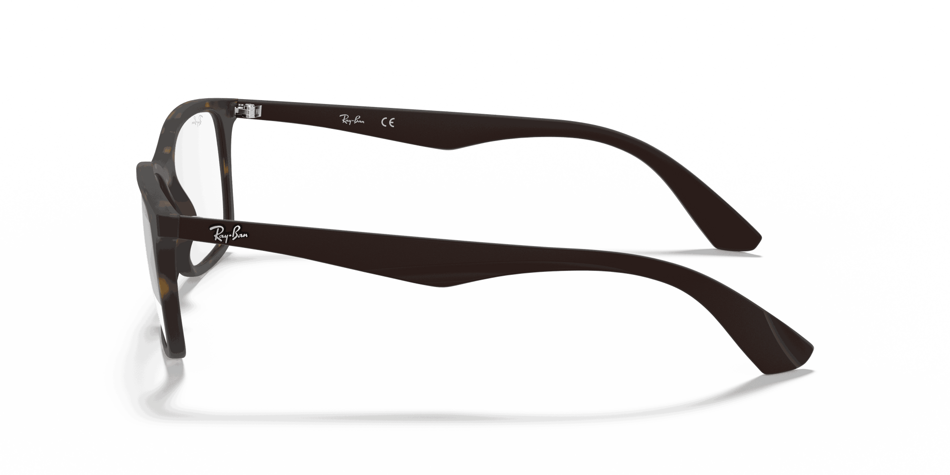 [Clear Lenses, Matte Havana Frame]
