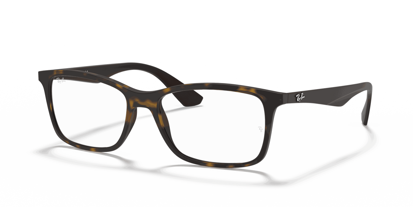 [Clear Lenses, Matte Havana Frame]