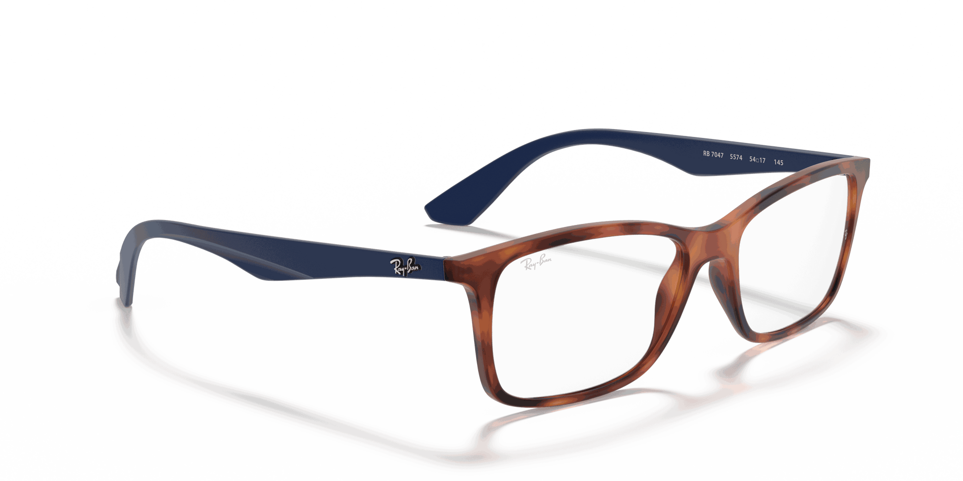 [Clear Lenses, Matte Light Havana Frame]