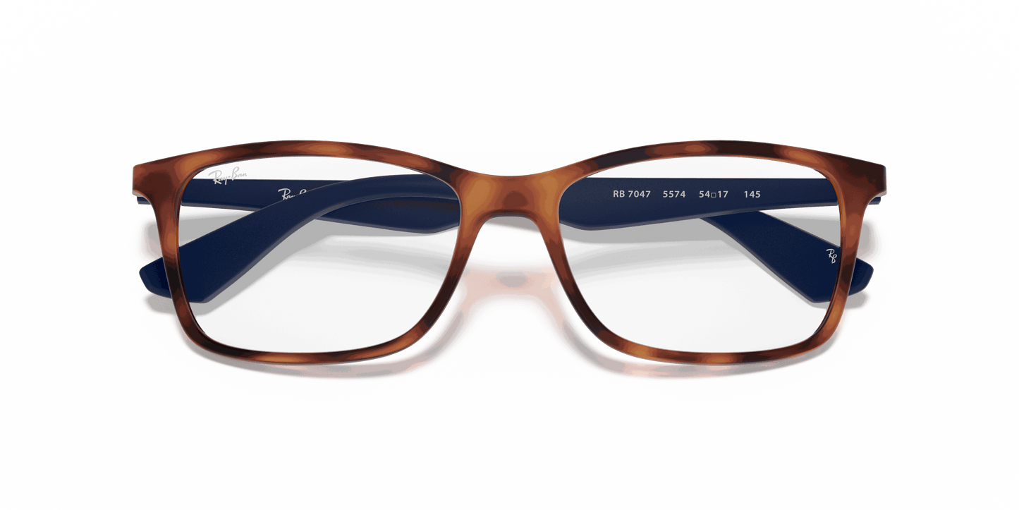 [Clear Lenses, Matte Light Havana Frame]