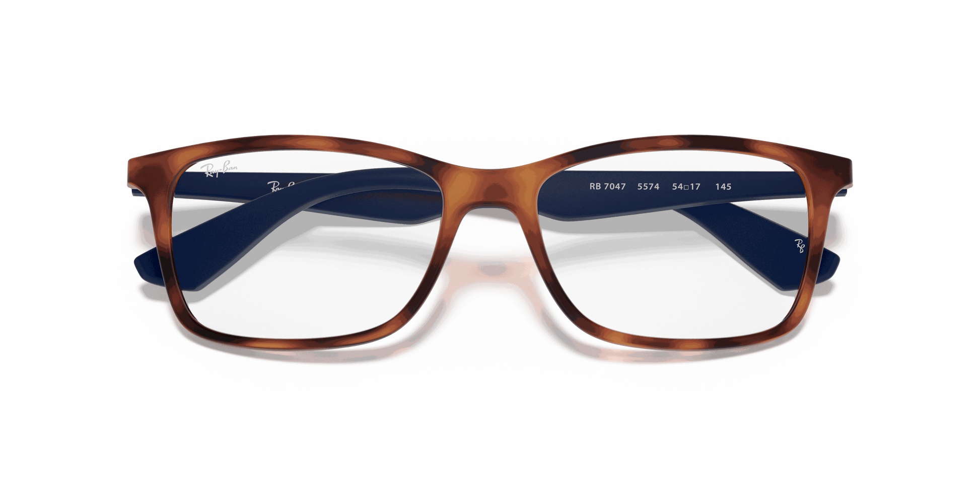 [Clear Lenses, Matte Light Havana Frame]