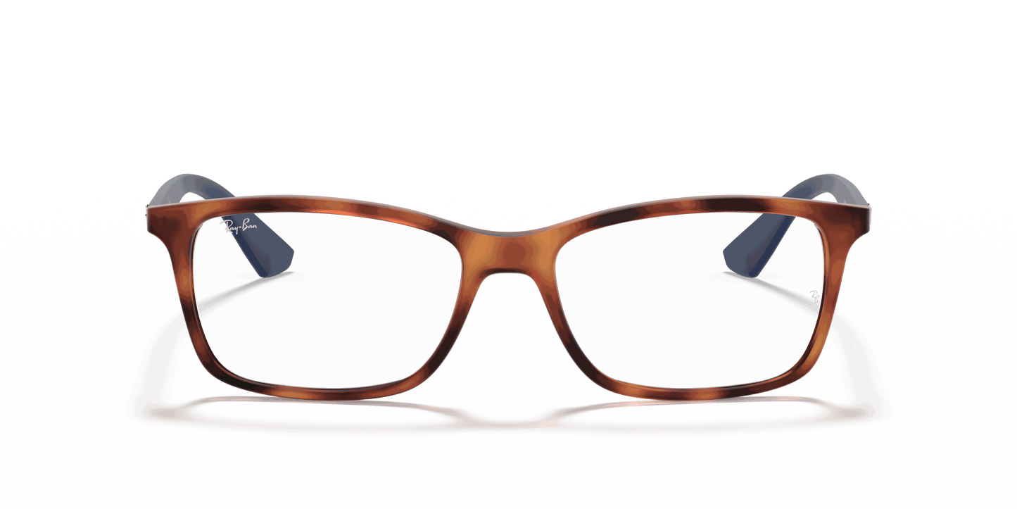 [Clear Lenses, Matte Light Havana Frame]