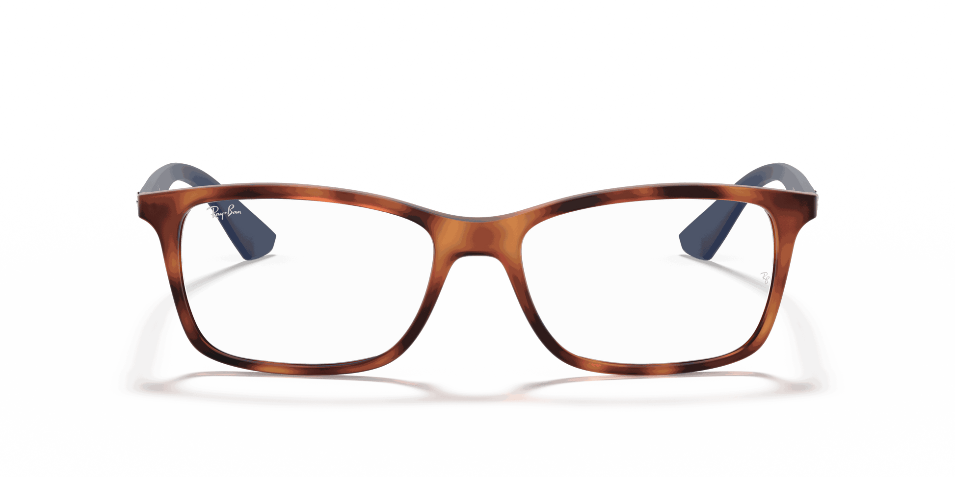 [Clear Lenses, Matte Light Havana Frame]