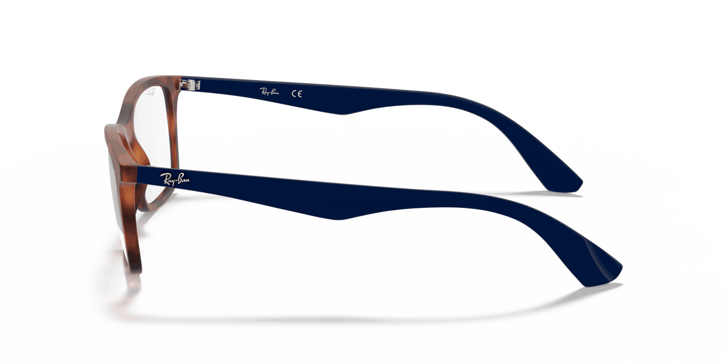 [Clear Lenses, Matte Light Havana Frame]