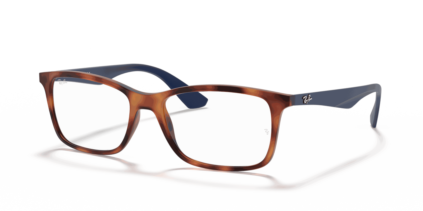 [Clear Lenses, Matte Light Havana Frame]