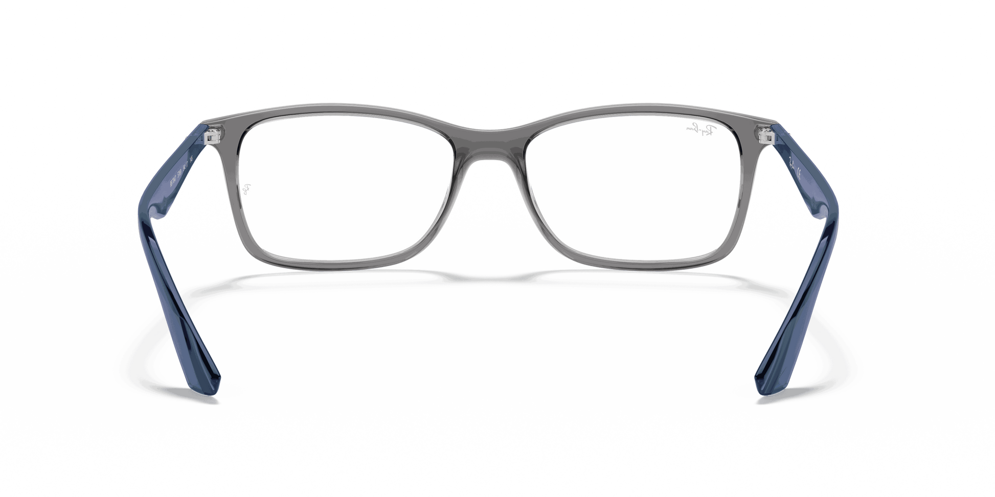 [Clear Lenses, Polished Transparent Grey Frame]