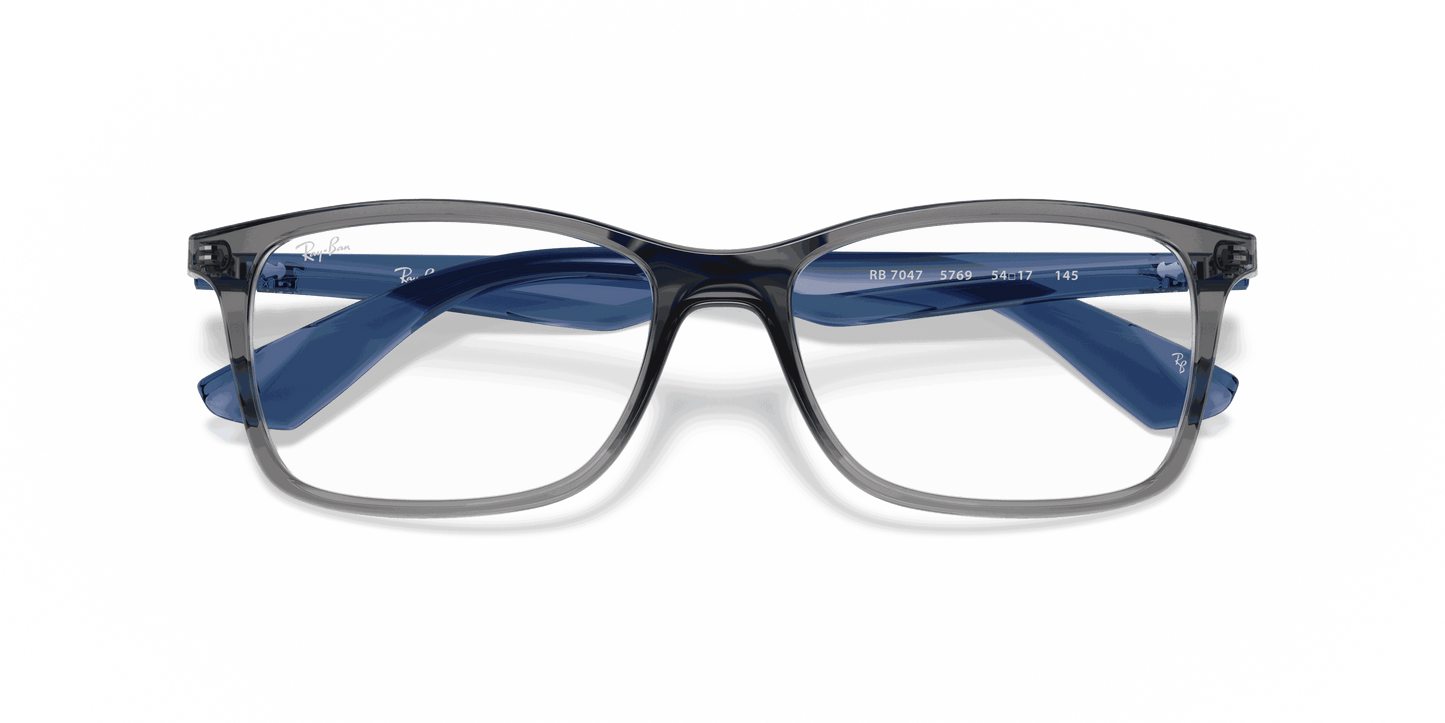 [Clear Lenses, Polished Transparent Grey Frame]