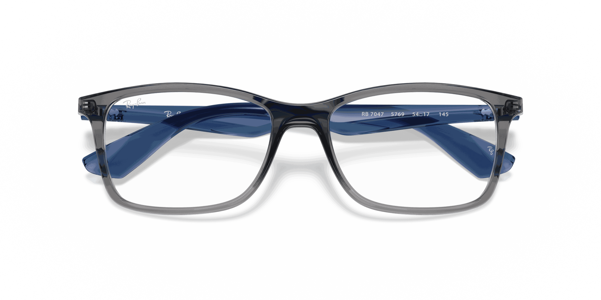 [Clear Lenses, Polished Transparent Grey Frame]