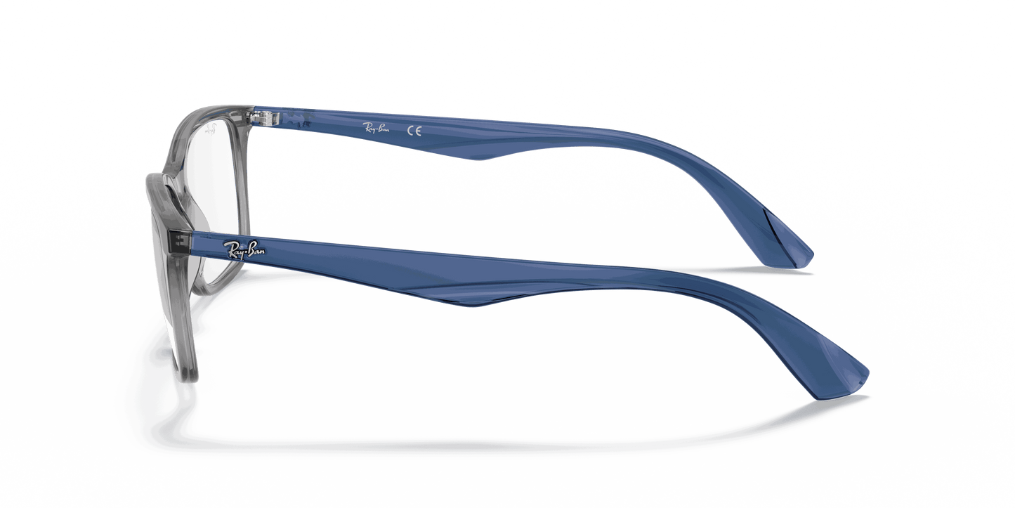 [Clear Lenses, Polished Transparent Grey Frame]