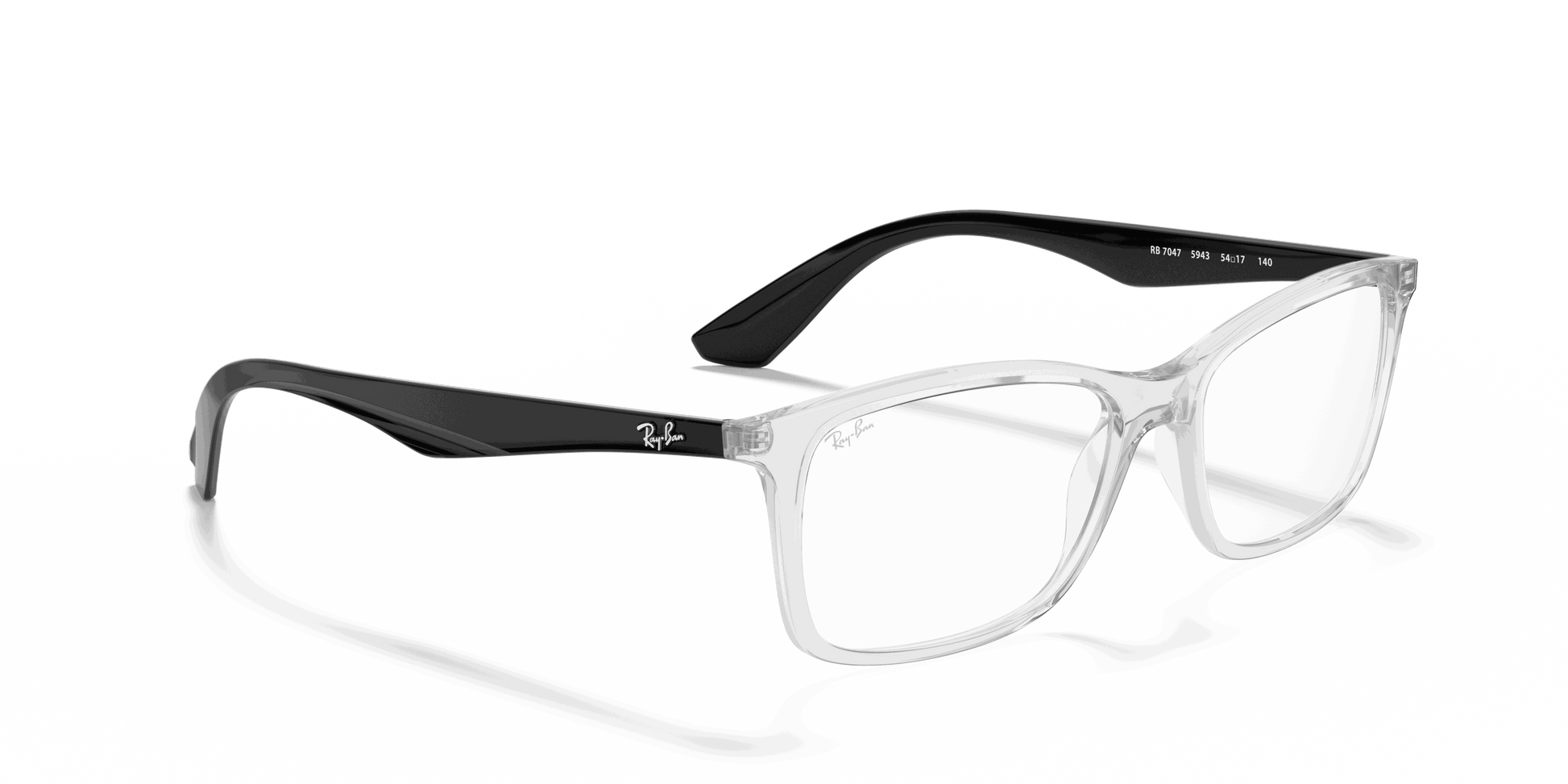 [Clear Lenses, Polished Transparent Frame]