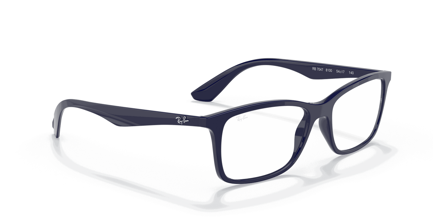 [Clear Lenses, Polished Blue Frame]