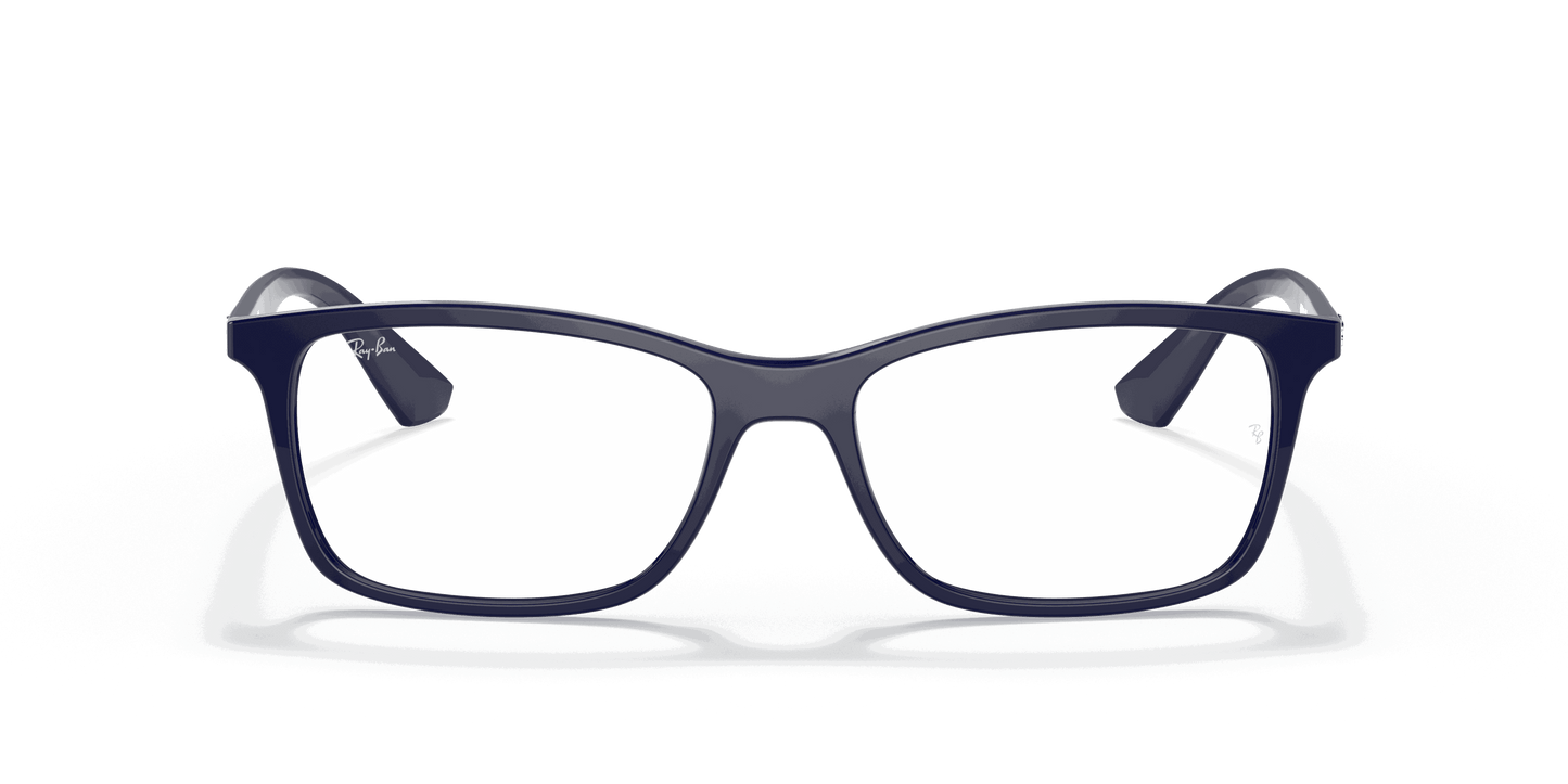 [Clear Lenses, Polished Blue Frame]