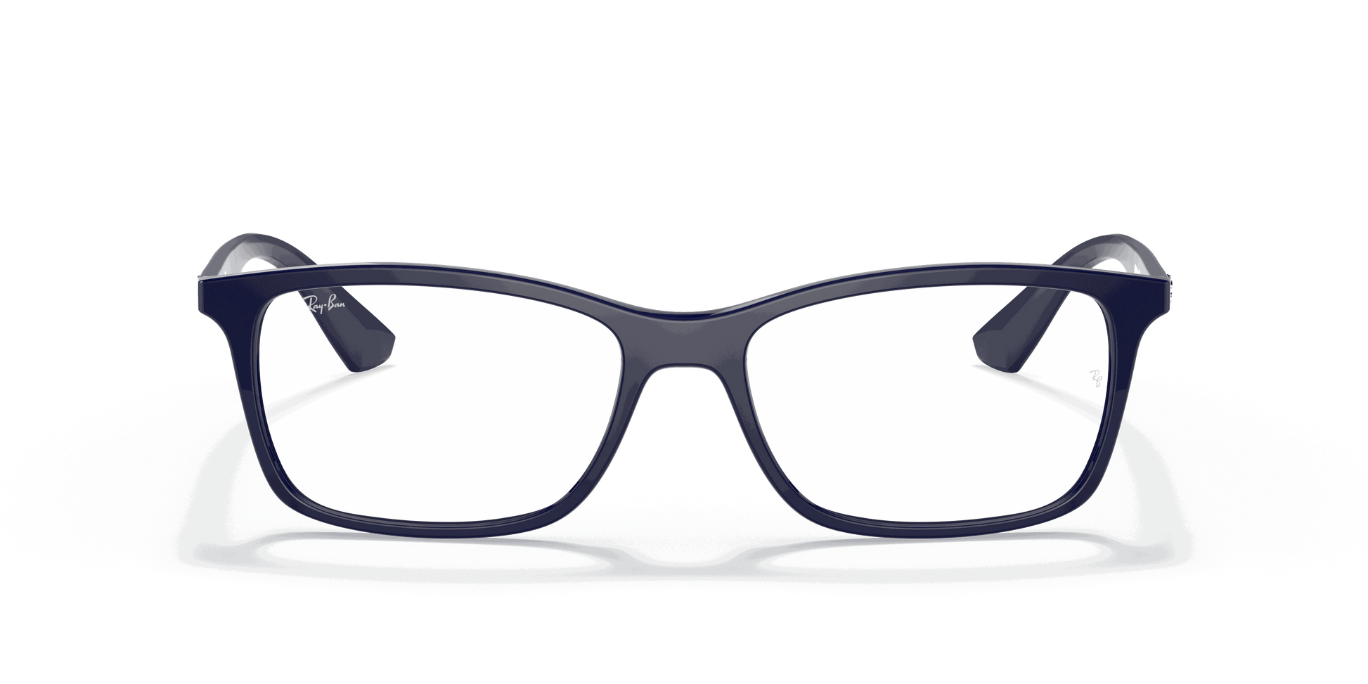 [Clear Lenses, Polished Blue Frame]