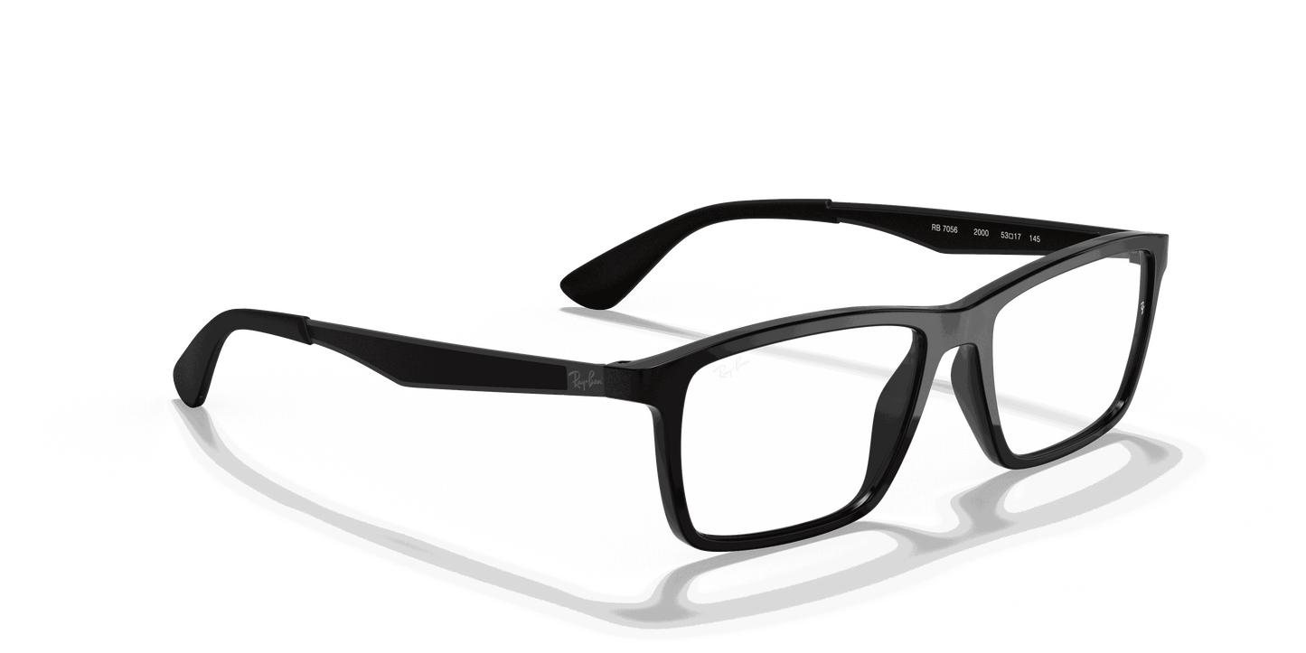 [Clear Lenses, Polished Black Frame]