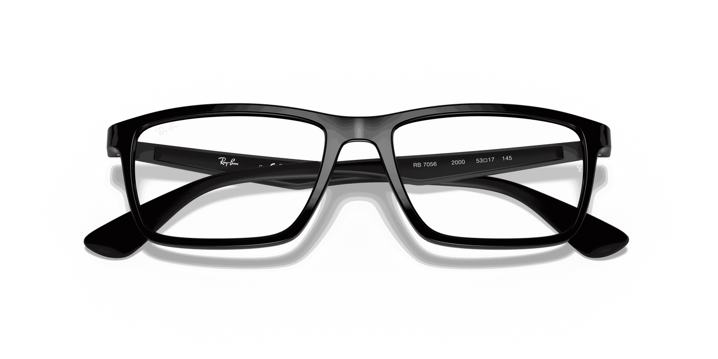 [Clear Lenses, Polished Black Frame]