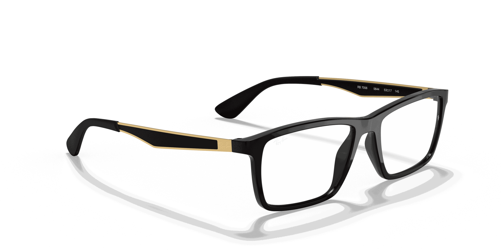 [Clear Lenses, Matte Black Frame]