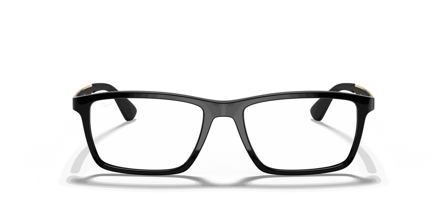 [Clear Lenses, Matte Black Frame]