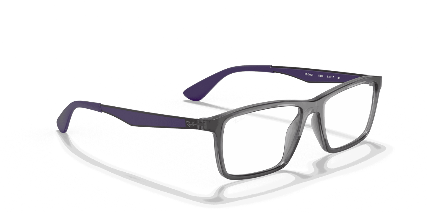 [Clear Lenses, Polished Transparent Grey Frame]