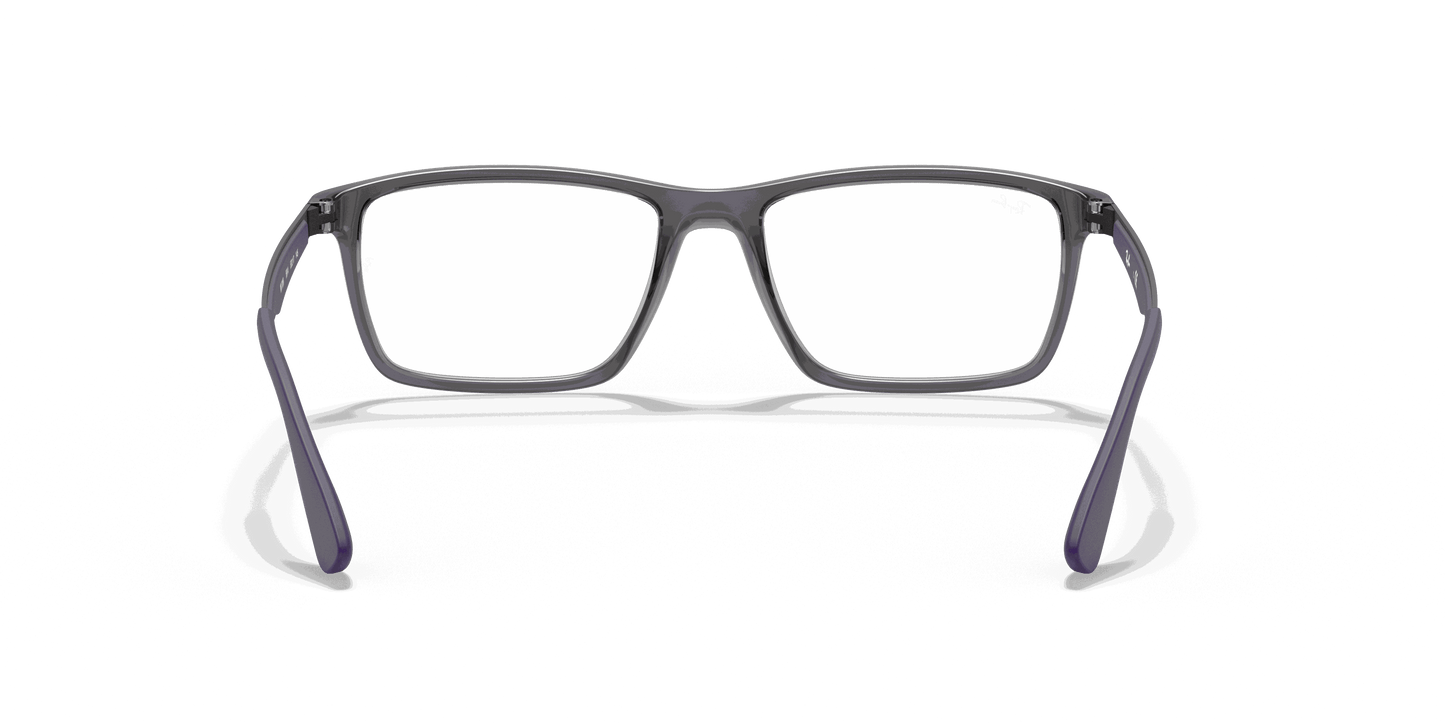 [Clear Lenses, Polished Transparent Grey Frame]